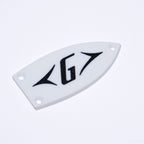 Custom Gretsch "G" Logo Truss Rod Cover - Multiple Colors (Fits Electromatic, Streamliner & Japan Models) White - Ploutone