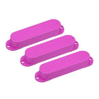 Stratocaster Single Coil Pickup Cover Set (No Holes) - Purple 3 Pcs - Ploutone