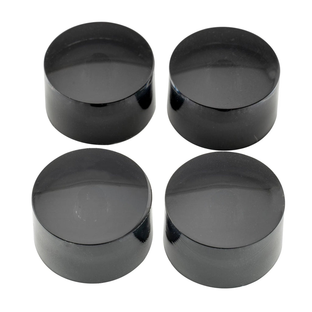 Gretsch Streamliner Knobs (Set of 4), Black, 6mm, 18 Spline Knobs from Ploutone