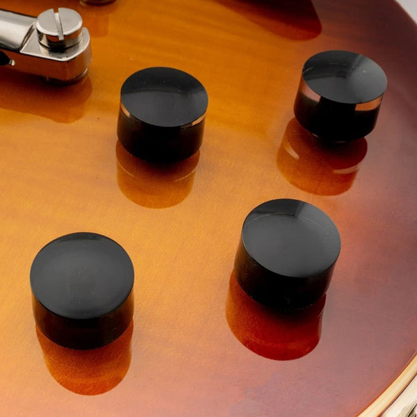 Gretsch Streamliner Knobs (Set of 4), Black, 6mm, 18 Spline Knobs from Ploutone