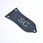 Custom Gibson SG Truss Rod Cover - SG Letters - Ploutone