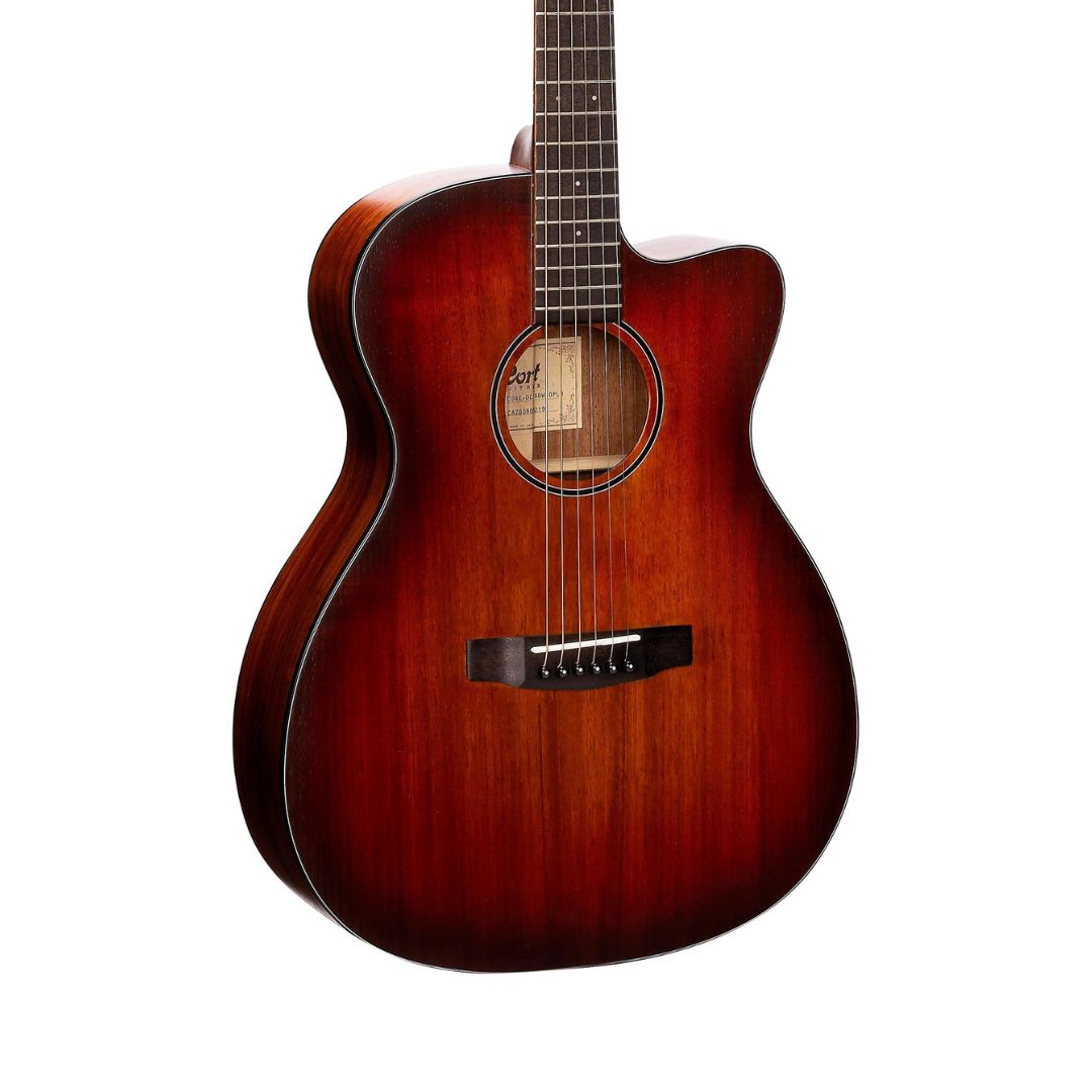 Cort Core Series Solid Blackwood Acoustic Electric Guitar - Ploutone