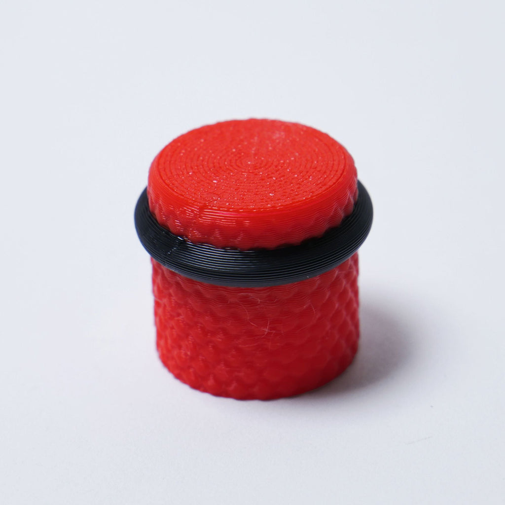 Halo Knurled Guitar Knobs, Two-Tone Control Knobs for Guitar and Bass - 18 Spline 6mm Pot Shaft Knobs from Ploutone