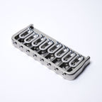 Hipshot 8-String Fixed Guitar Bridge - .175" Floor Height, - Satin - Ploutone