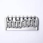 Hipshot 8-String Fixed Guitar Bridge - .175" Floor Height, - Satin - Ploutone