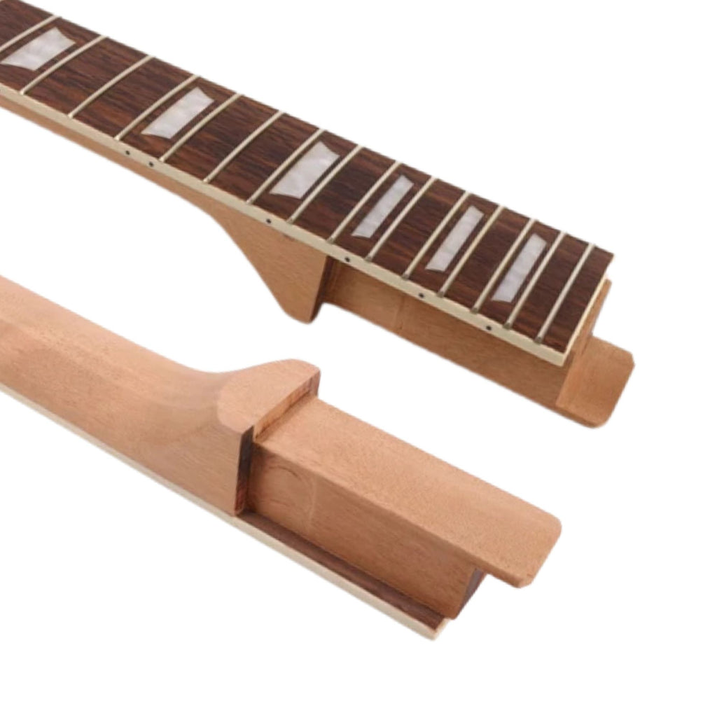Les Paul/SG Style Set Guitar Neck, Unfinished Mahogany with Rosewood Fretboard - Ploutone