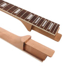 Les Paul/SG Style Set Guitar Neck, Unfinished Mahogany with Rosewood Fretboard - Ploutone