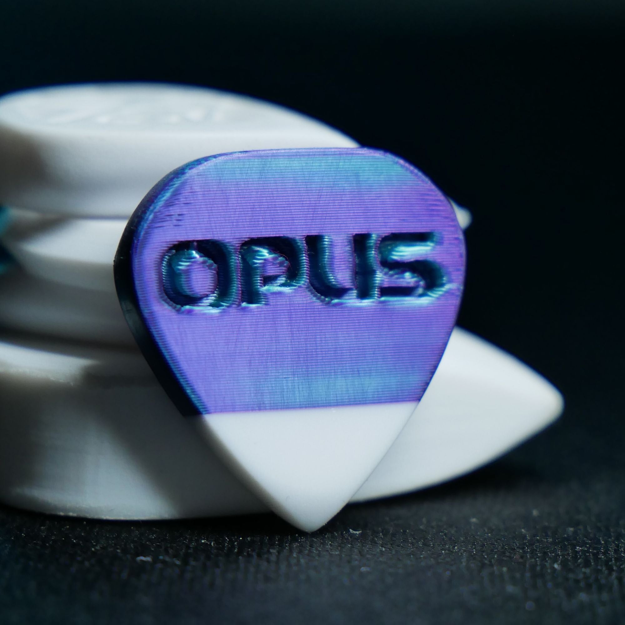 Opus Haggen VALKORE™ - Aurora Handmade Guitar Pick - Ploutone