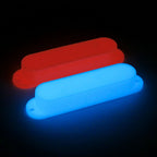Custom Single Coil Strat Glow in the Dark Pickup Covers (No Holes) Set of 3 - Ploutone