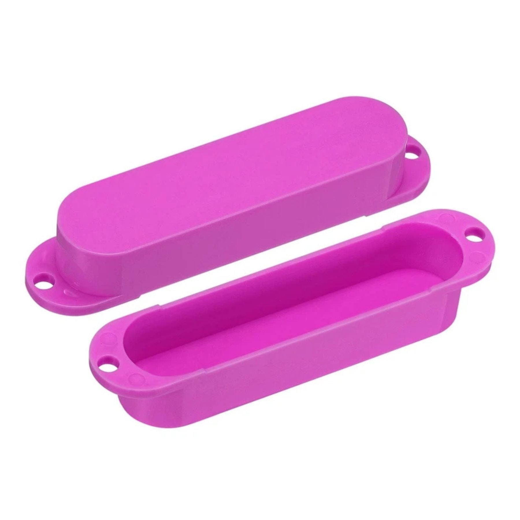 Stratocaster Single Coil Pickup Cover Set (No Holes) - Purple 3 Pcs - Ploutone