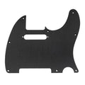 5-Hole Metal Telecaster Pickguard - Black Brushed Aluminum - Ploutone