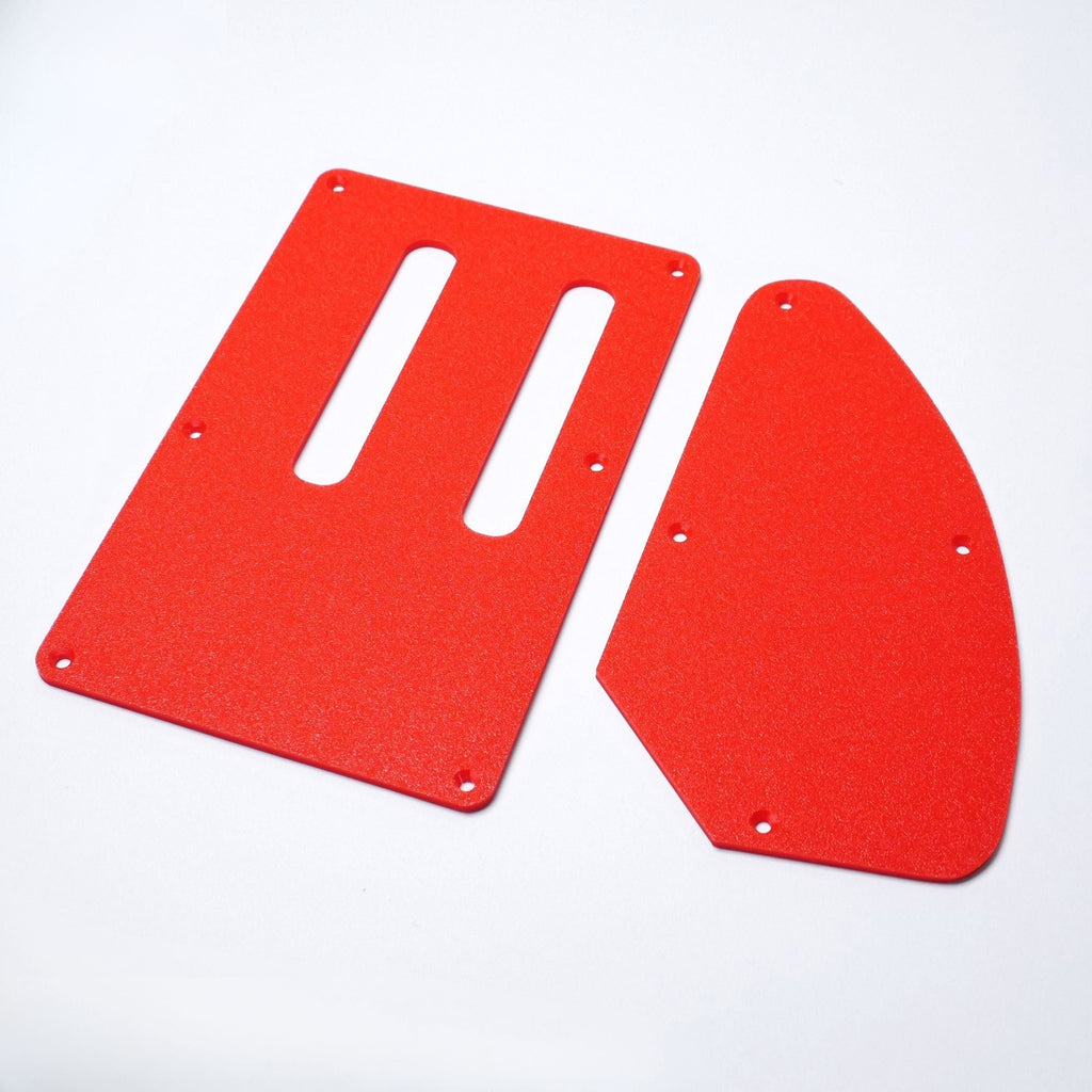 Ibanez JEM & RG Guitar Backplate Control Cover & Tremolo Cover Set - Multiple Colors Red - Ploutone