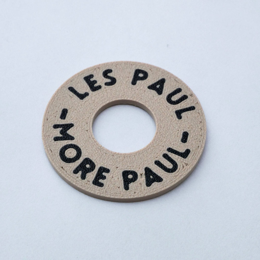 Guitar Toggle Switch Plate - Cream  from Ploutone