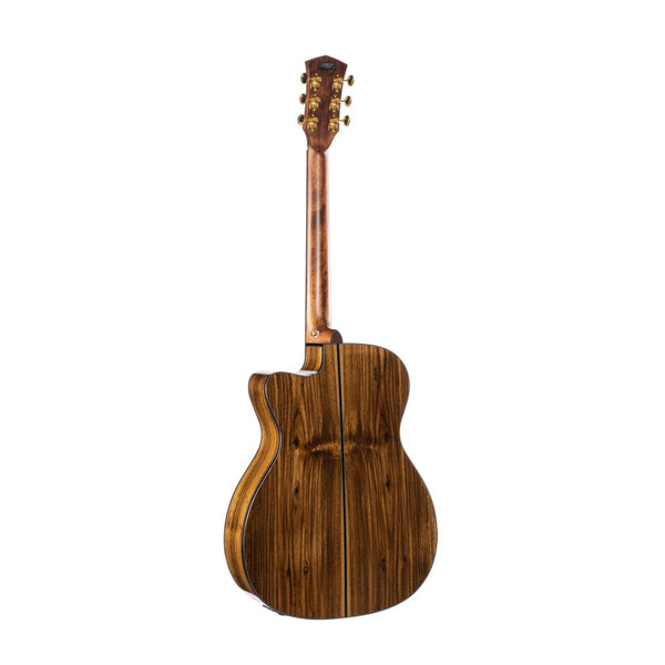 Cort Gold Series OC6 Orchestra Bocote Acoustic-Electric Guitar - Natural Gloss - Ploutone