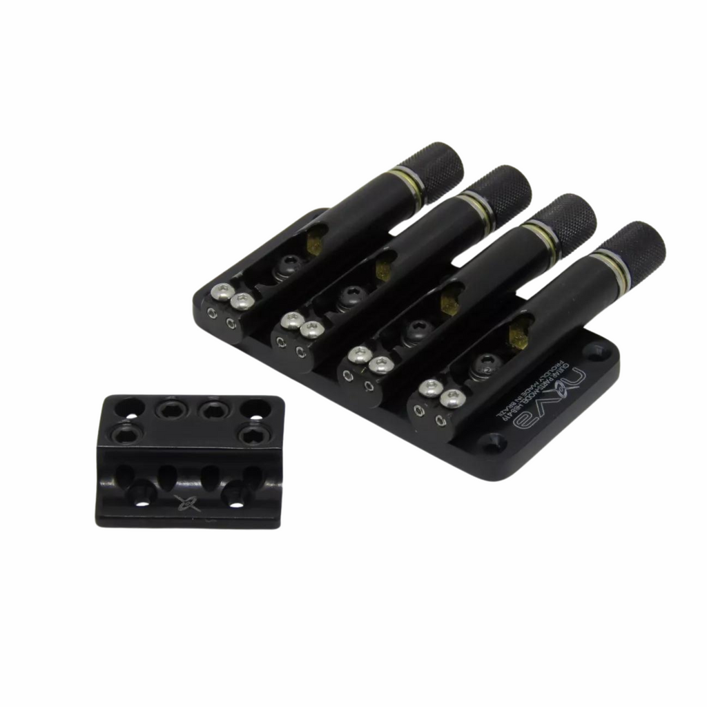 Nova Guitar Parts 4-String Headless Bass Bridge - Ploutone