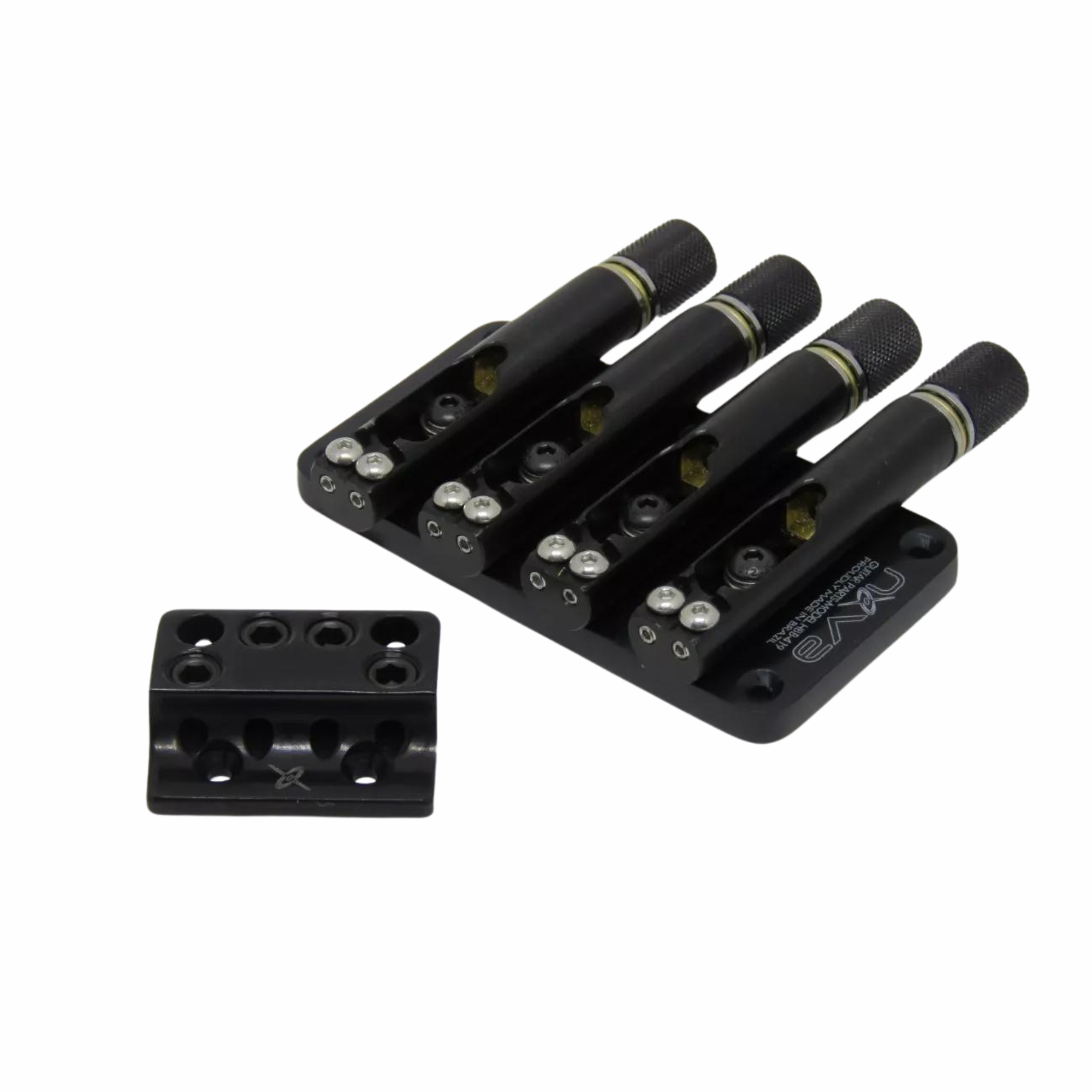 Nova Guitar Parts 4-String Headless Bass Bridge - Ploutone