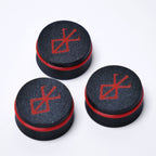 Berserker Custom Guitar Knobs (18 spline, 6mm) - Black & Red Knobs from Ploutone