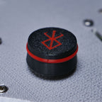 Berserker Custom Guitar Knobs (18 spline, 6mm) - Black & Red Knobs from Ploutone