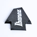 Custom Ibanez Truss Rod Cover for RG & JEM – Classic Logo (White & Black) - Ploutone
