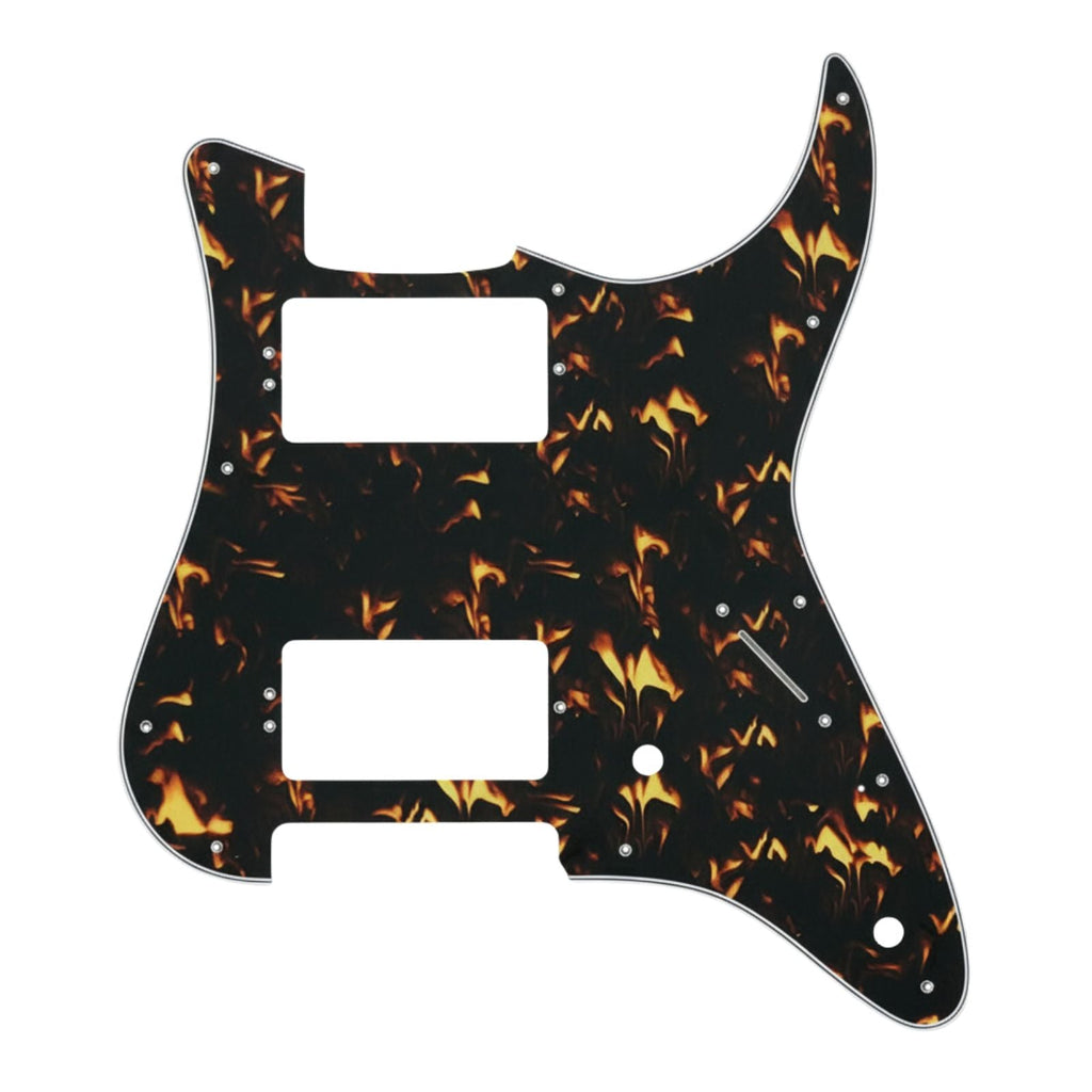 Kiesel Delos HH Pickguard - 4-Ply Flame Print  from Ploutone