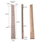 24 Fret Headless Guitar Neck - Maple with Maple Fretboard - Ploutone