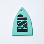 ESP Truss Rod Cover for ESP & LTD & Matching Knobs Set - Turquoise Blue & Black - Ploutone