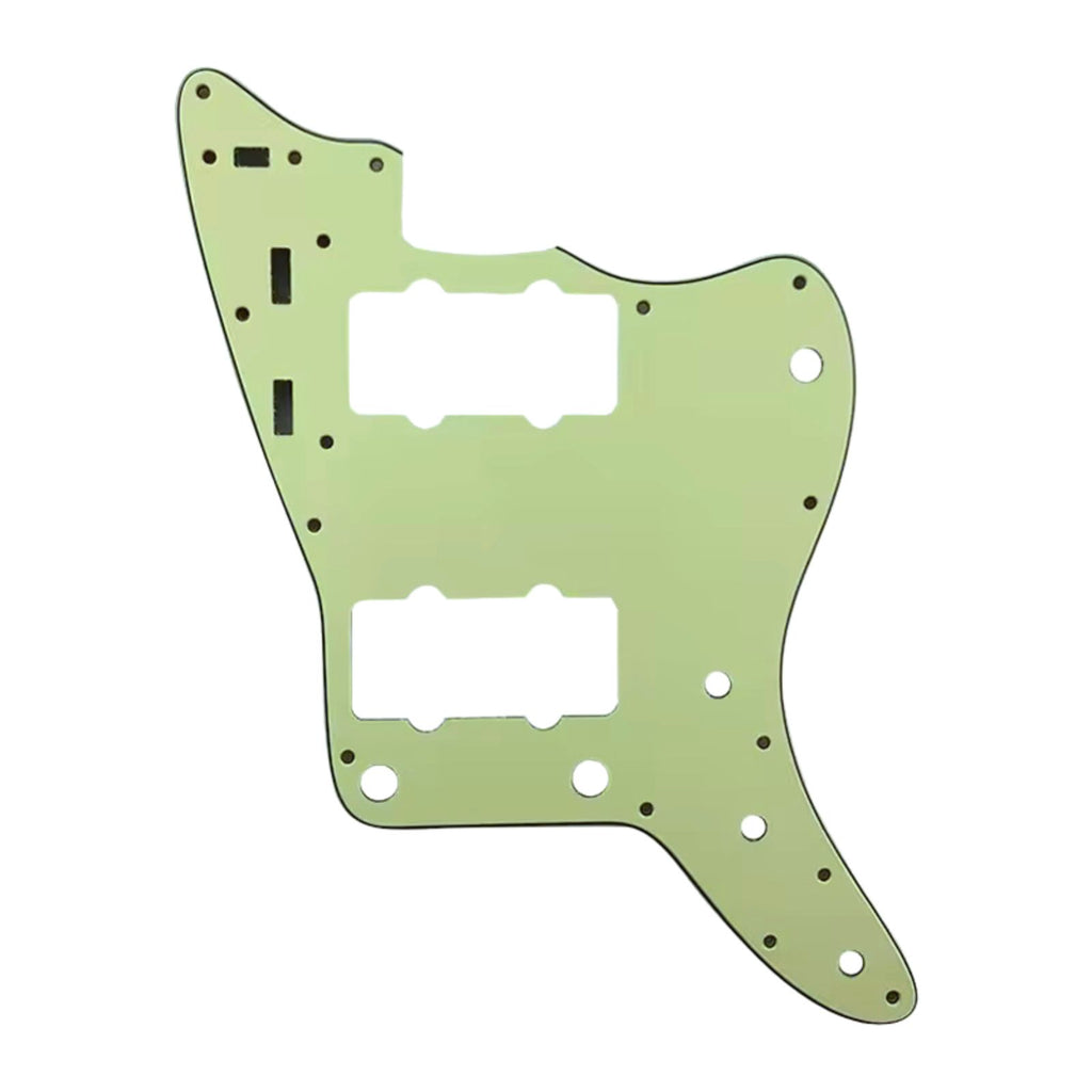 13-Hole Jazzmaster Pickguard - 3-Ply Mint Green Pickguards from Ploutone