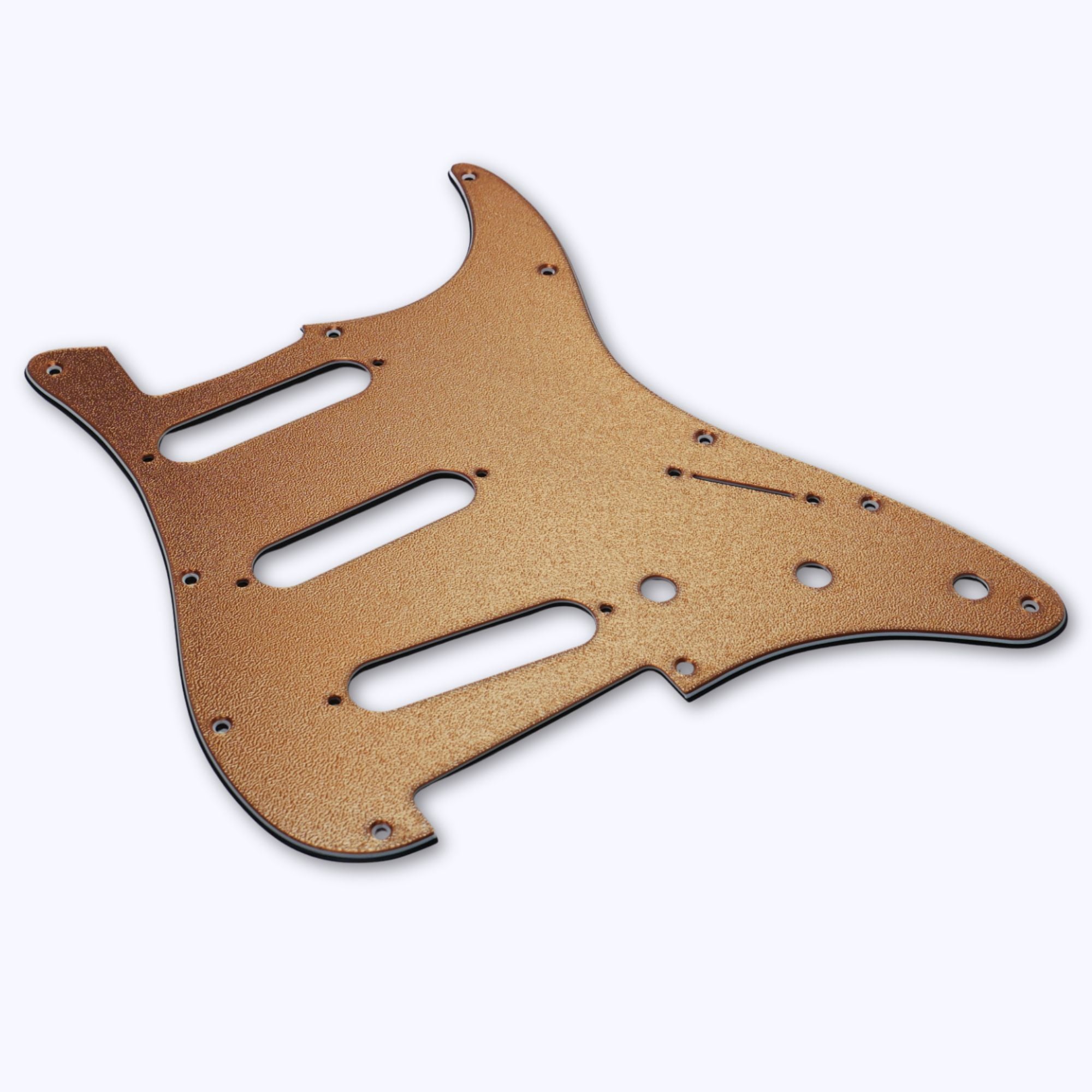 Custom Stratocaster Pickguard (11-Hole SSS) – Artisan Series - Textured Sedona Copper - Ploutone