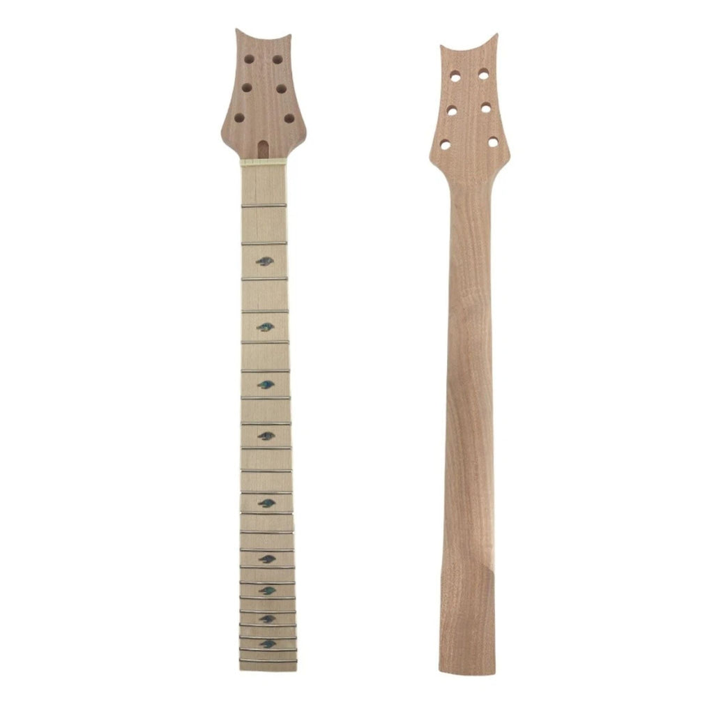 PRS-Style 22 Fret Mahogany Guitar Neck, Maple Fretboard, 25.5 Inch Scale Guitar Necks from Ploutone