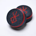 Berserker Custom Guitar Knobs (18 spline, 6mm) - Black & Red Knobs from Ploutone