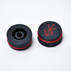 Berserker Custom Guitar Knobs (18 spline, 6mm) - Black & Red Knobs from Ploutone