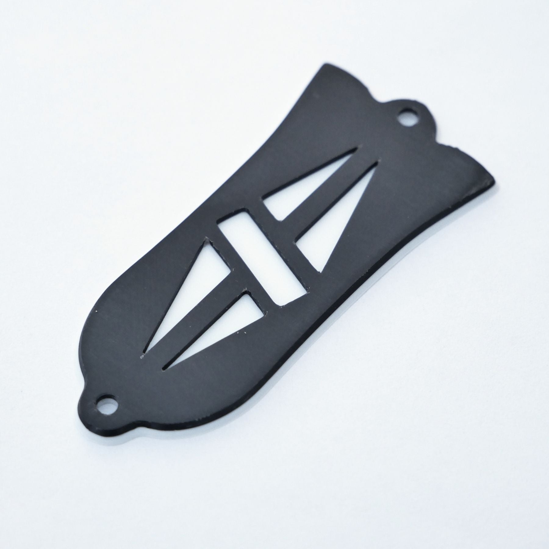 Custom Gibson Les Paul Truss Rod Cover - Gibson Split Diamond (Black & White) - Ploutone