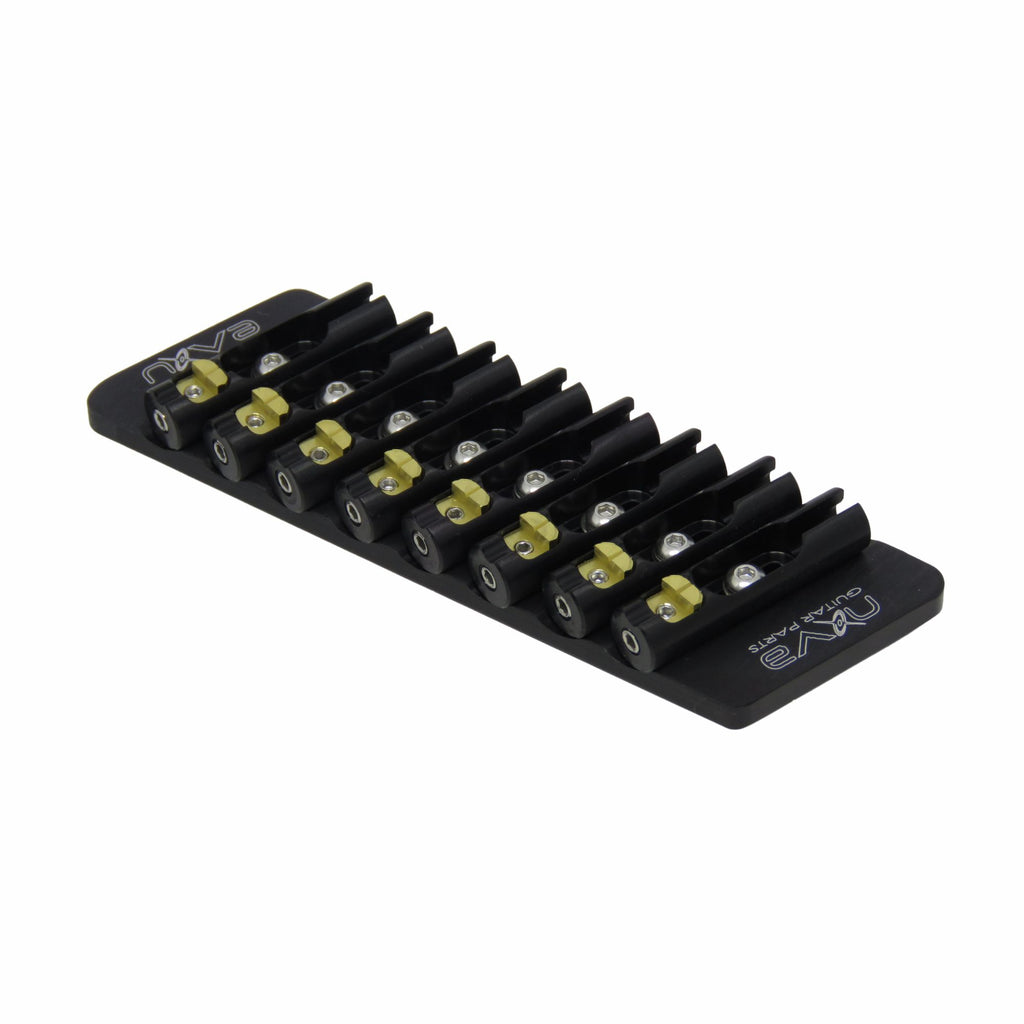 Nova Guitar Parts 8-String Fixed Multi-Scale Guitar Bridge - Ploutone