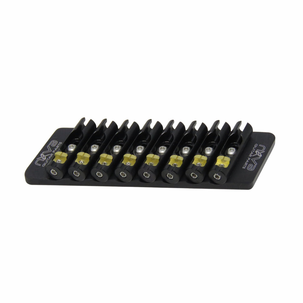 Nova Guitar Parts 8-String Fixed Multi-Scale Guitar Bridge - Ploutone