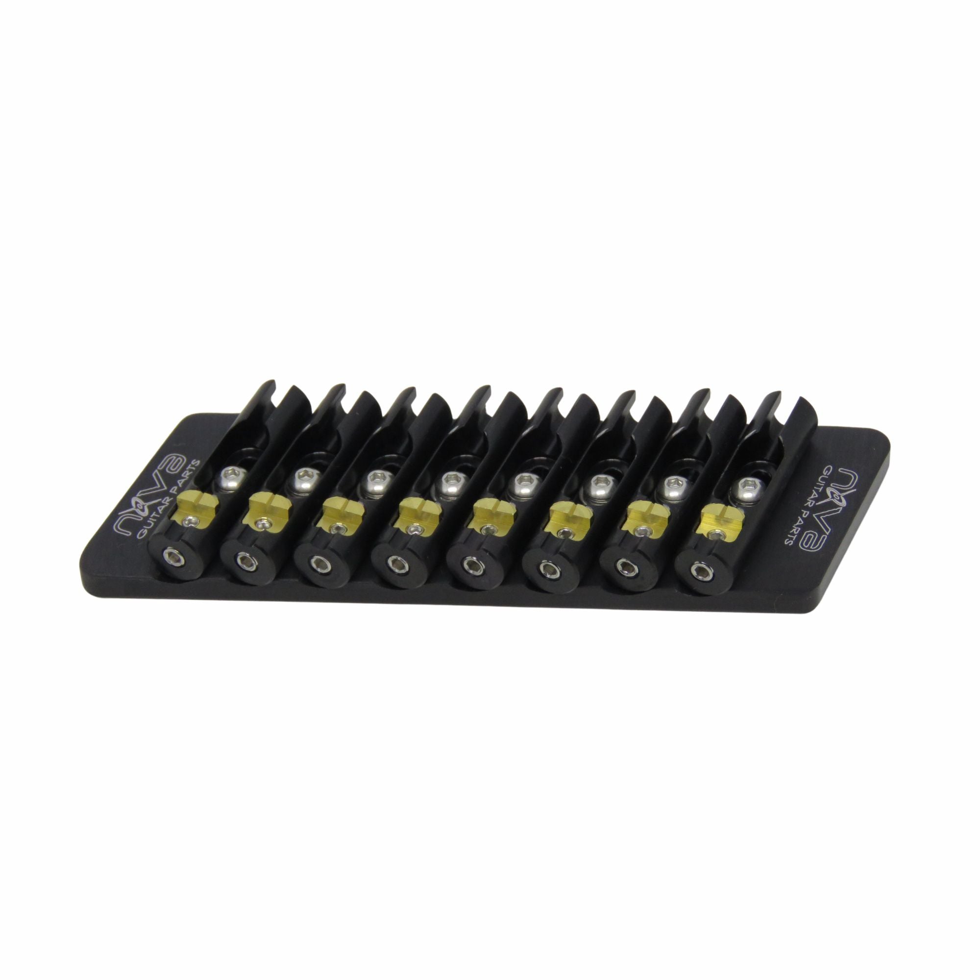 Nova Guitar Parts 8-String Fixed Multi-Scale Guitar Bridge - Ploutone