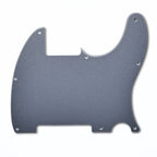 Custom Esquire Telecaster Pickguard (8-Hole) - Artisan Series - Textured Gun Metal Gray - Ploutone