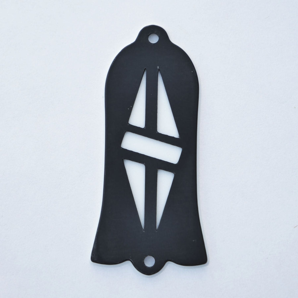Custom Gibson Les Paul Truss Rod Cover - Gibson Split Diamond (Black & White) - Ploutone