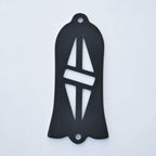 Custom Gibson Les Paul Truss Rod Cover - Gibson Split Diamond (Black & White) - Ploutone