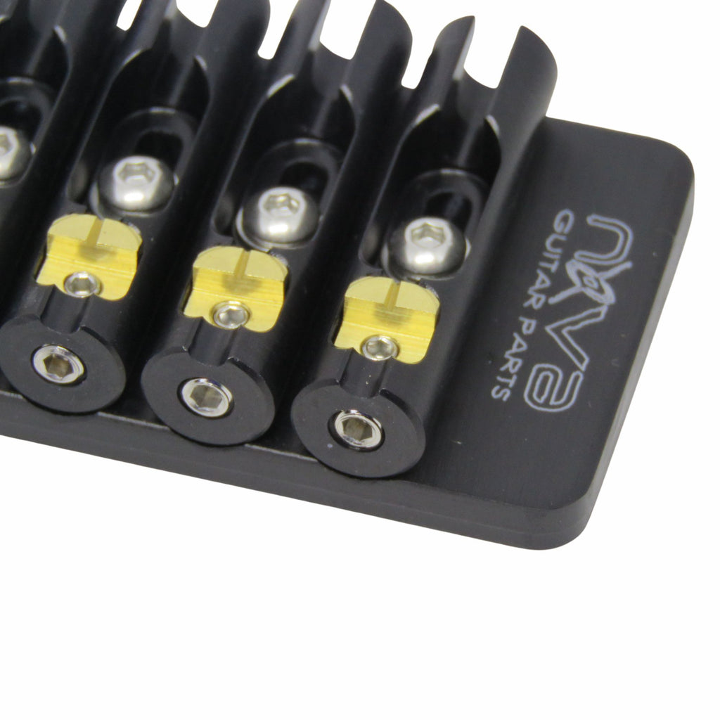Nova Guitar Parts 7-String Fixed Guitar Bridge - Ploutone