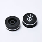 Berserker Custom Guitar Knobs (18 spline, 6mm) - Black & White - Ploutone