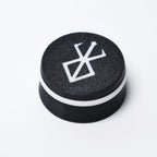 Berserker Custom Guitar Knobs (18 spline, 6mm) - Black & White - Ploutone