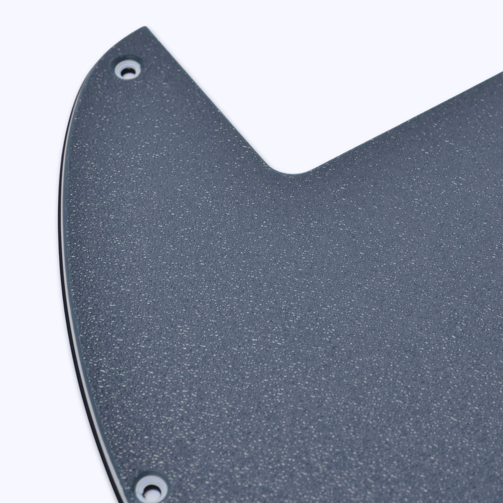 Custom Esquire Telecaster Pickguard (8-Hole) - Artisan Series - Textured Gun Metal Gray - Ploutone