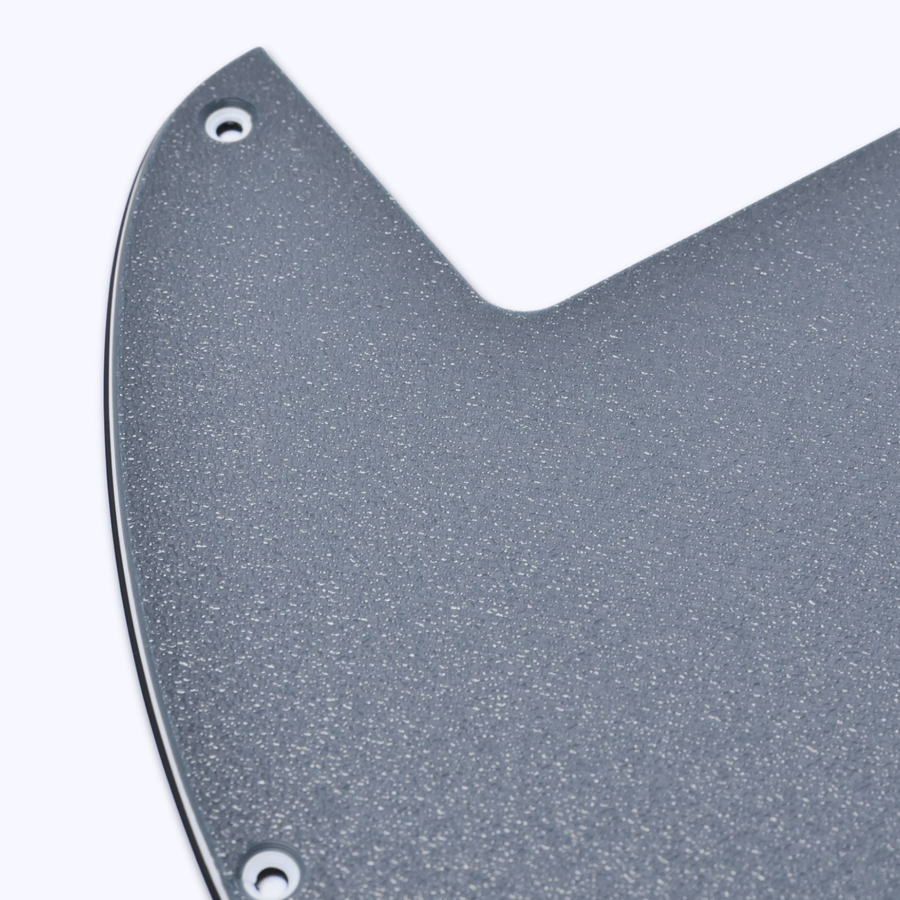 Custom Esquire Telecaster Pickguard (8-Hole) - Artisan Series - Textured Gun Metal Gray - Ploutone