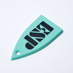 ESP Truss Rod Cover for ESP & LTD & Matching Knobs Set - Turquoise Blue & Black - Ploutone