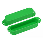 Stratocaster Single Coil Pickup Cover Set (No Holes) - Green 3 Pcs - Ploutone