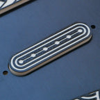 Custom Single Coil Strat Pickup Covers (No Holes) Set of 3 - Cream - Ploutone