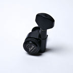 Locking Tuners 3+3 (Black) – 18:1 – Drop-In for Most Electric/Acoustic Guitars (10mm / 25/64" holes) - Ploutone
