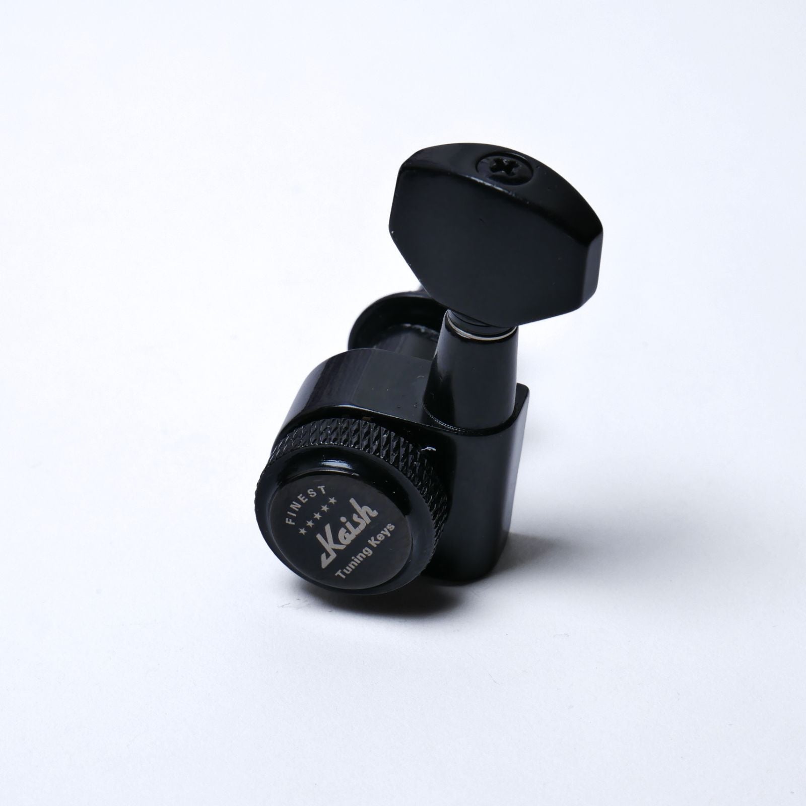 Locking Tuners 3+3 (Black) – 18:1 – Drop-In for Most Electric/Acoustic Guitars (10mm / 25/64" holes) - Ploutone