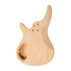 DIY Solderless Modern SR-Style Bass Guitar Kit – Mahogany Body, 24 Frets, P/J Pickups - Ploutone