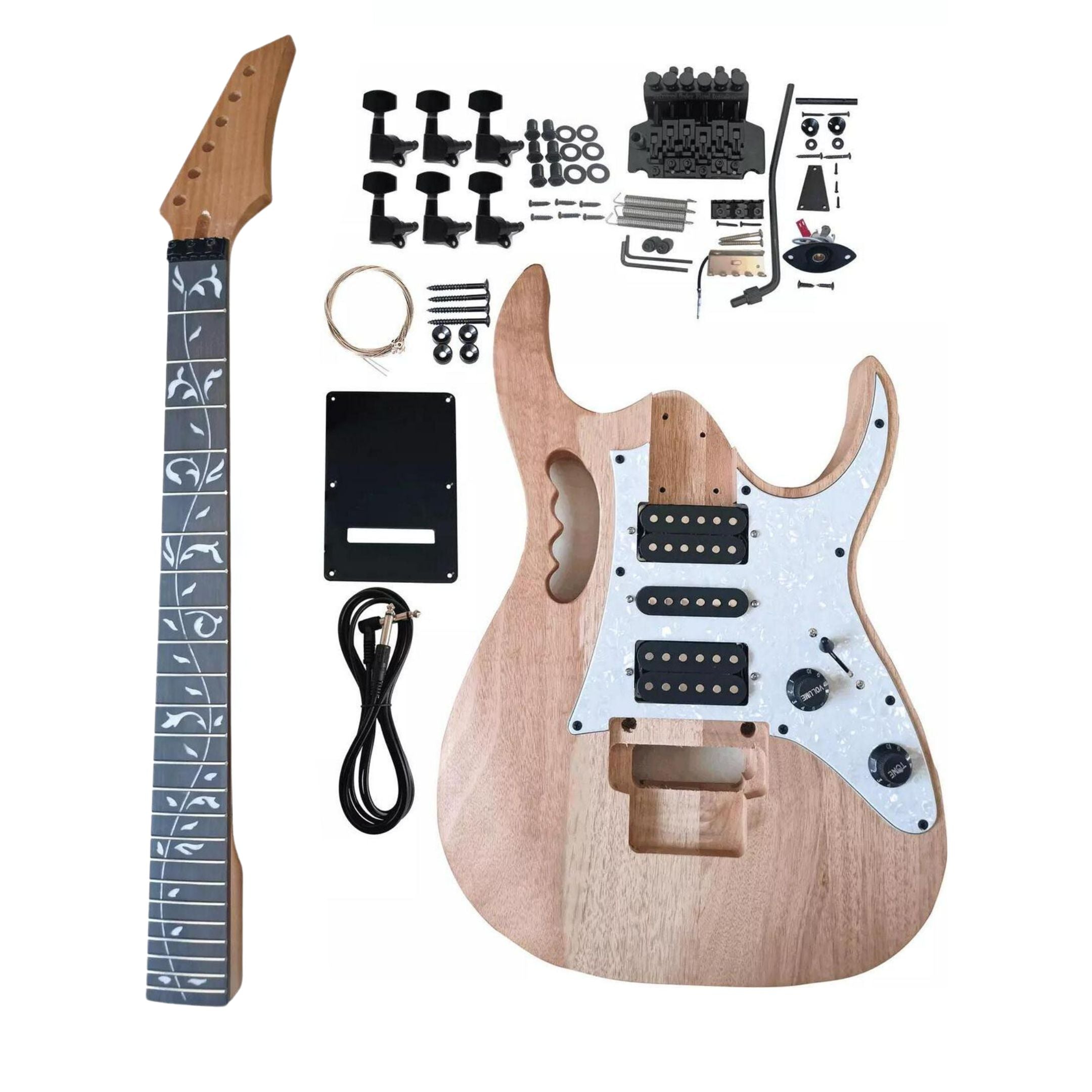Ibanez JEM風 自作ギター LED付き DIY Electric Guitar Kit - Ibby JEM Replica – Ploutone